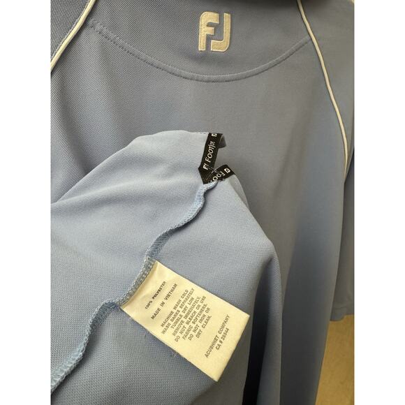 FootJoy XL Blue Golf Polo | Brambleton Golf Club Logo - Picture 10 of 11